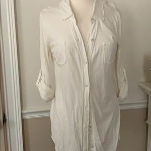 Michael Stars Original ivory jersey shirt